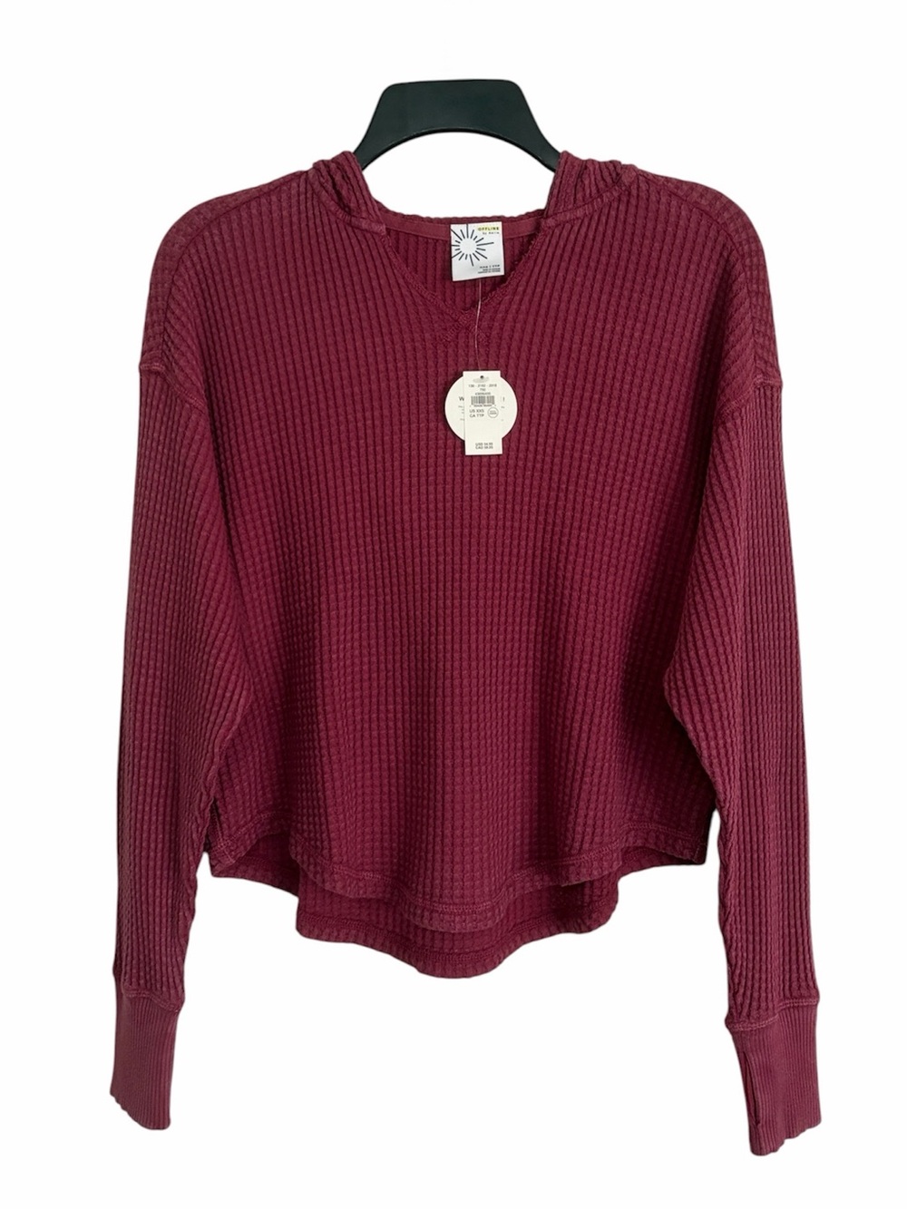 Aerie ($60) Offline Wow! Waffle Hoodie - PTP 23 - Picture 2 of 4